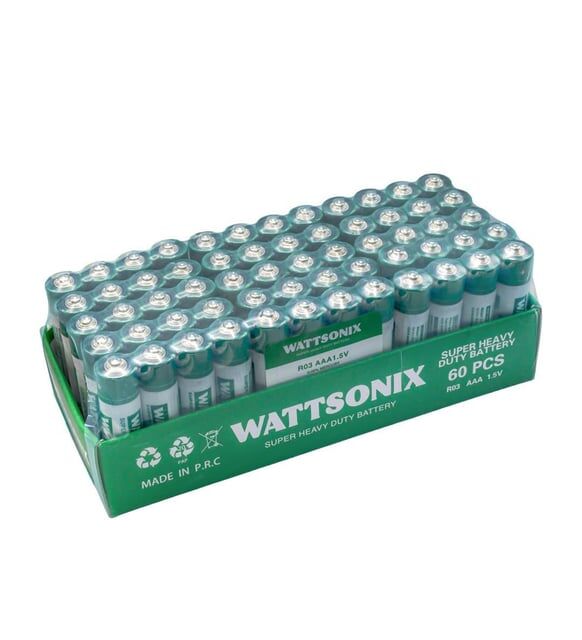 SH-2400 WATTSONIX AAA 1.5V İNCE PİL 60LI PAKET