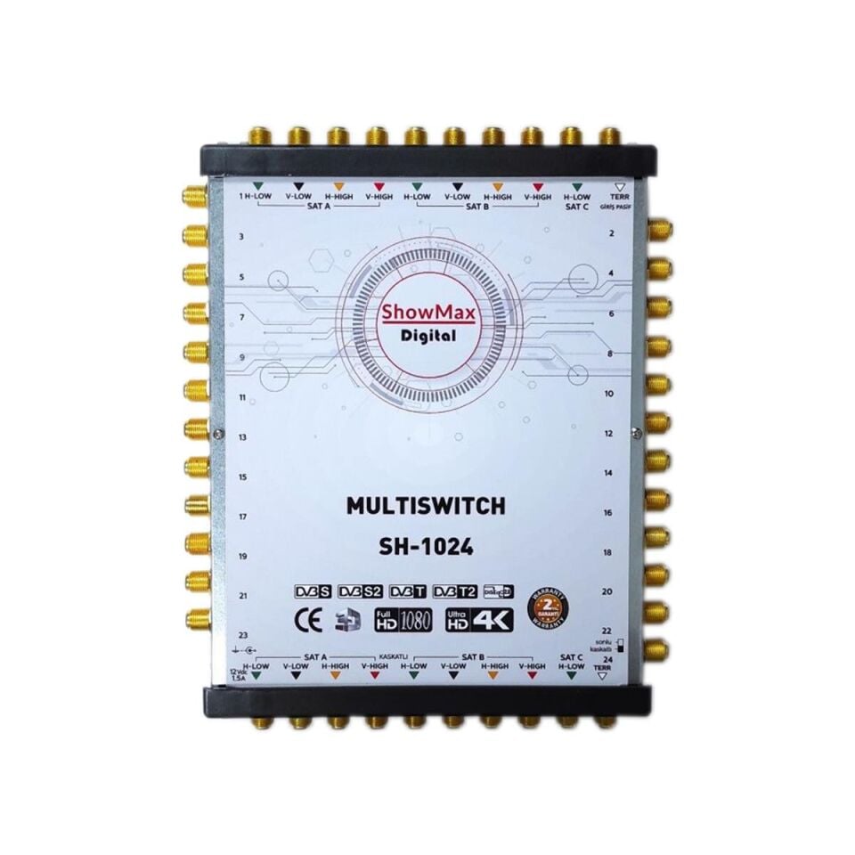 SHOWMAX DİGİTAL SH-4810 10/24 HYBRID MULTISWITCH SANTRAL