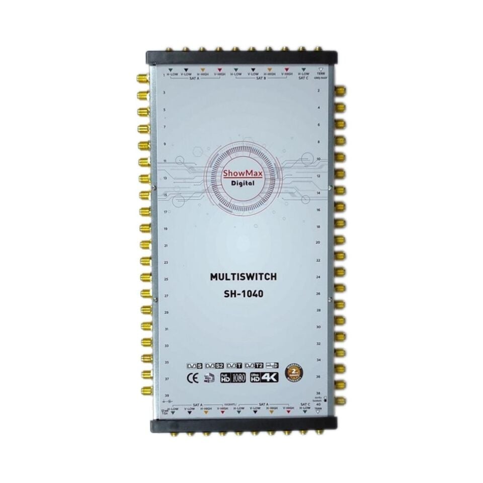 SHOWMAX DİGİTAL SH-4812 10/40 HYBRID MULTISWITCH SANTRAL