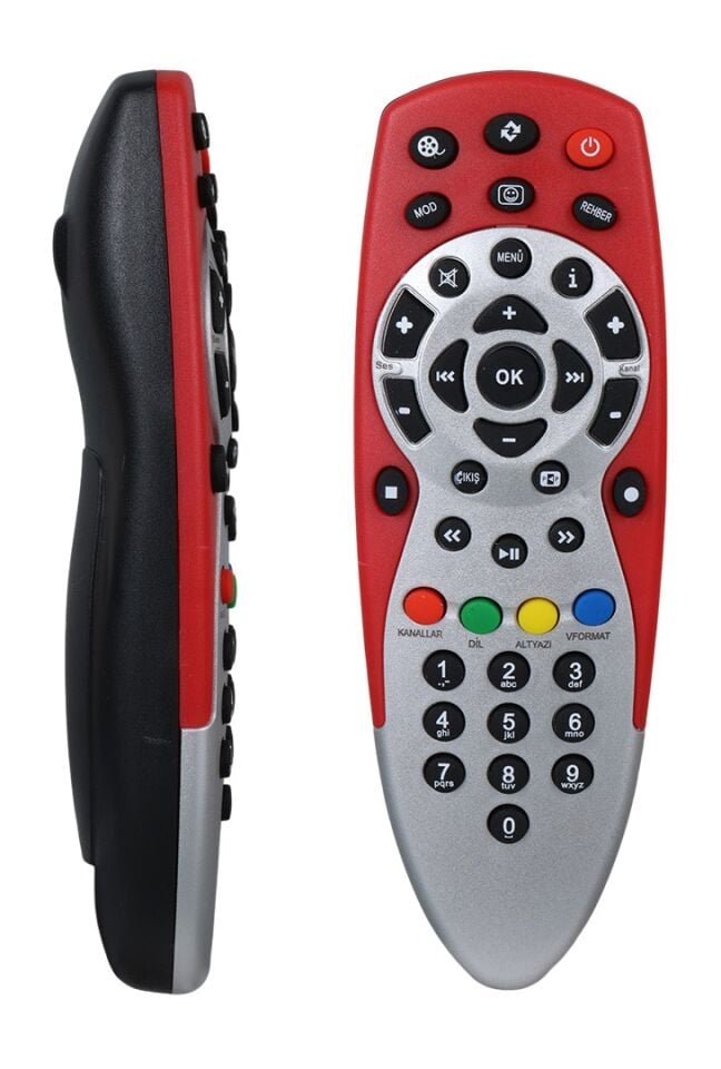 EUROBOX OUK0084 DİGİTÜRK KIRMIZI KUMANDA