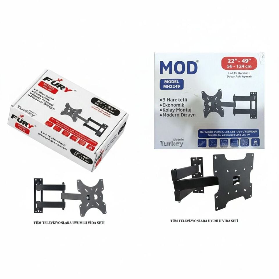 SH-4704 MOD-FURY 22’’ – 49’’ HAREKETLİ LCD TV DUVAR ASKI APARATI