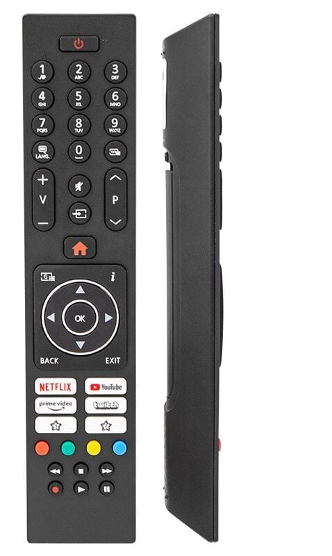 EUROBOX OTV0298-B VESTEL NETFLİX YOUTUBE PRİME VİDEO TWİTCH TUŞLU LCD TV KUMANDA