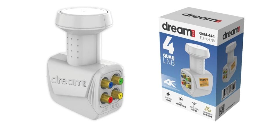 DREAMSTAR GOLD-444 QUAD DÖRTLÜ LNB