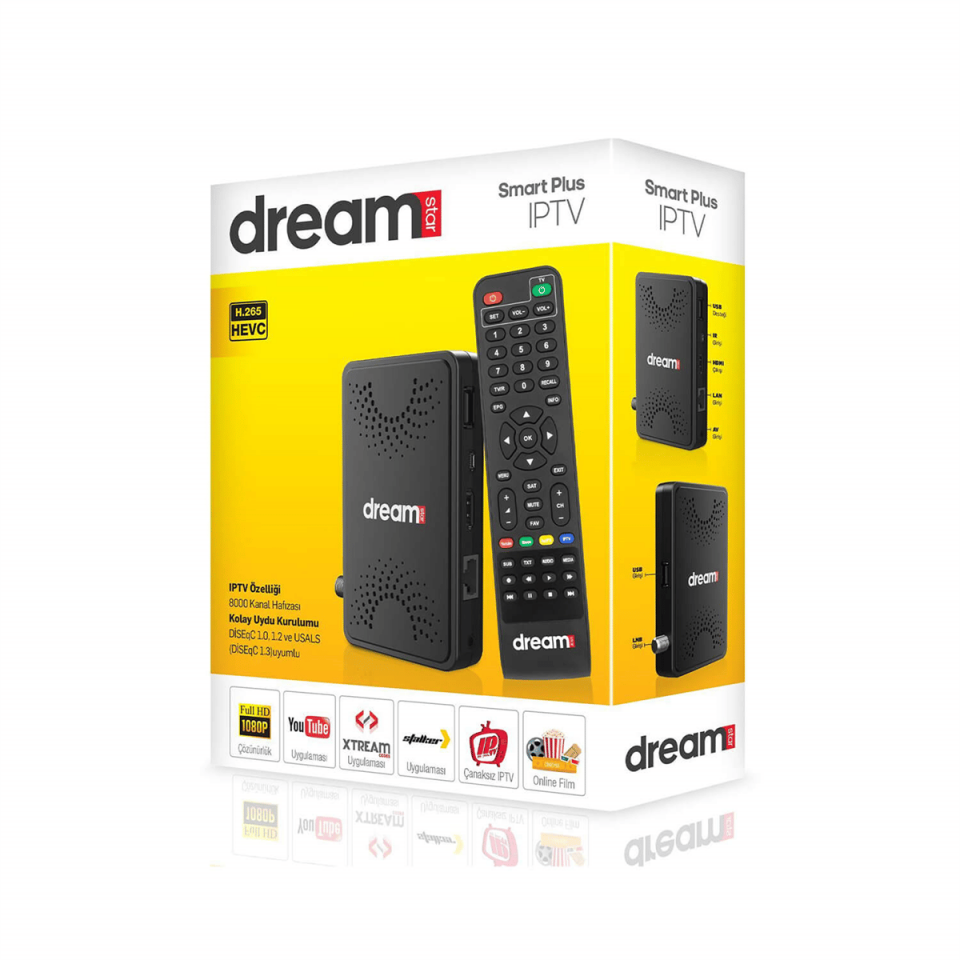 DREAMSTAR SMART PLUS IP TV UYDU ALICISI