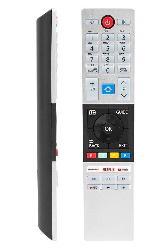 EUROBOX OTV9872 TOSHIBA NETFLIX YOUTUBE RAKUTEN TUŞLU LCD TV KUMANDA