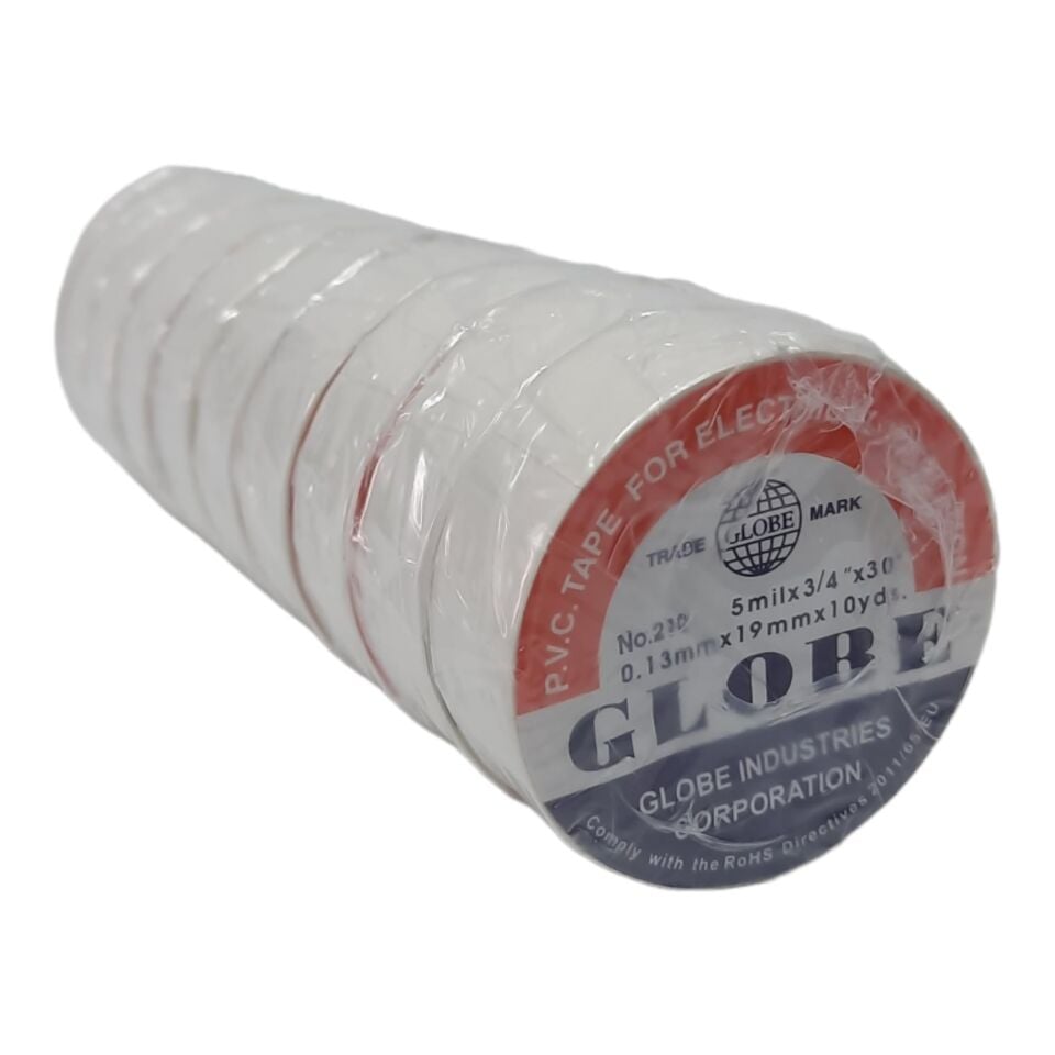 GLOBE BEYAZ İZOLE BANT 10LU PAKET