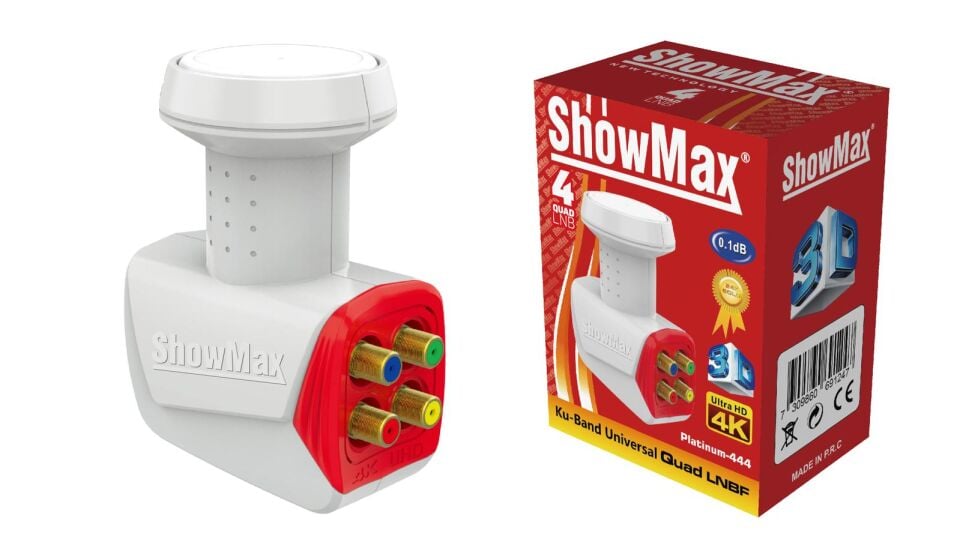 DÖRTLÜ LNB PLATİNUM-444  SHOWMAX SH-4923 QUAD