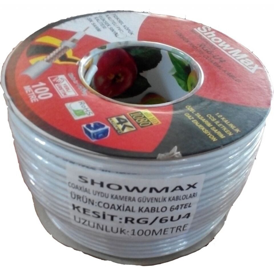 SHOWMAX SH-4106 100 METRE 80 TEL TRISHIELD BH ANTEN KABLOSU