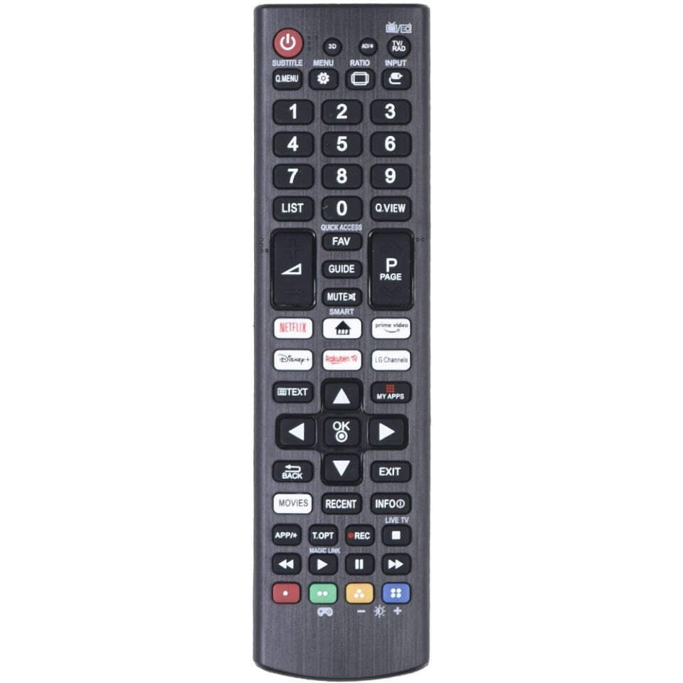 TUNEX Lg Netflix Disney Rakuten Prime Video Tuşlu Led Tv Kumanda TR-510