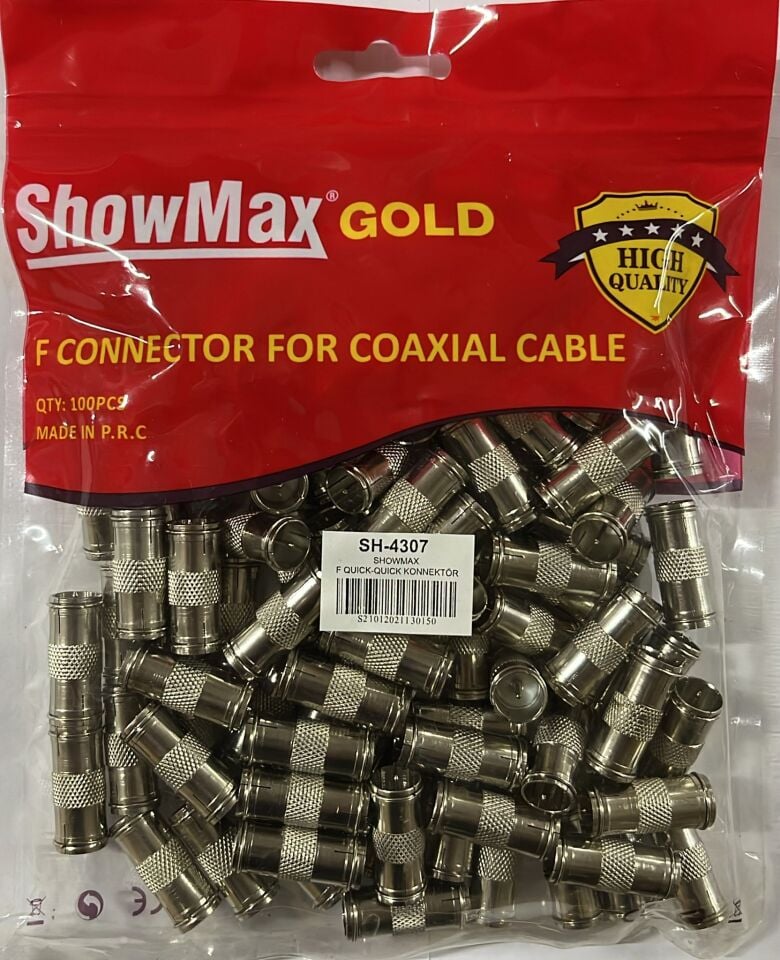 SHOWMAX SH-4307 F QUİCK-QUİCK KONNEKTÖR 100LÜ PAKET