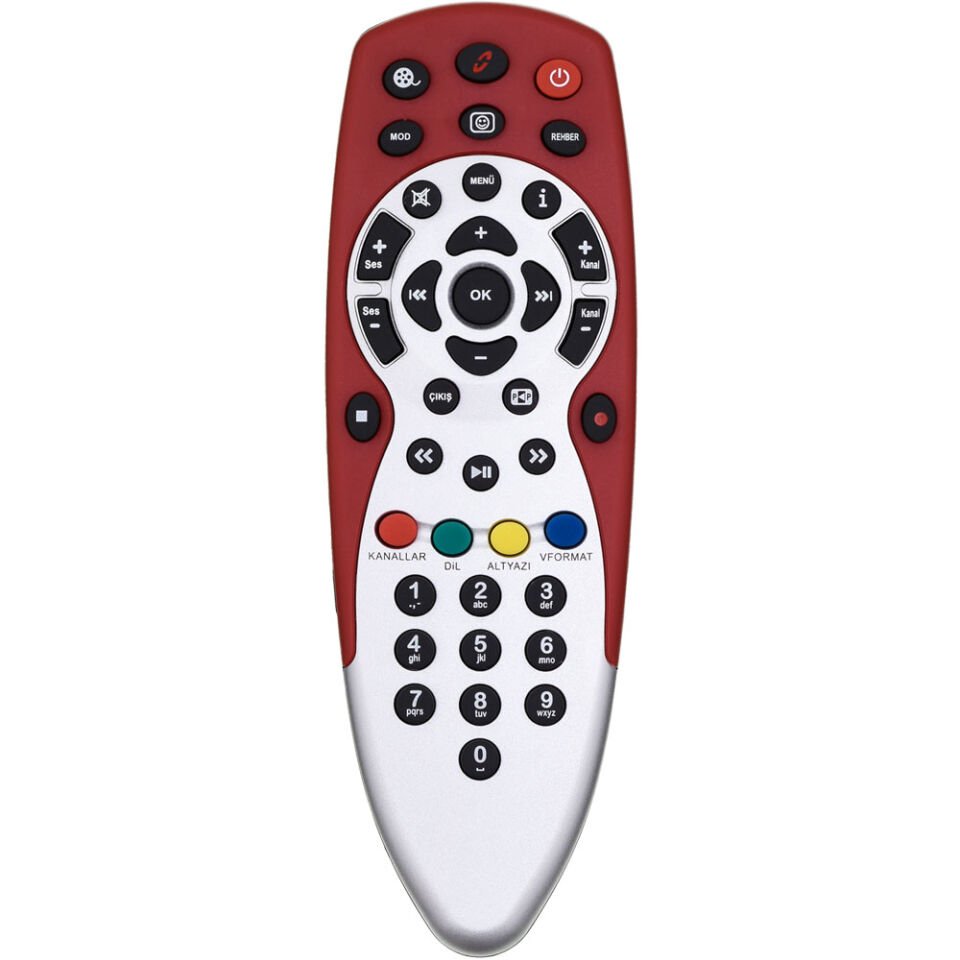 Digitürk HD Kırmızı Kumanda (MAPP-1531) TNX-R-5015