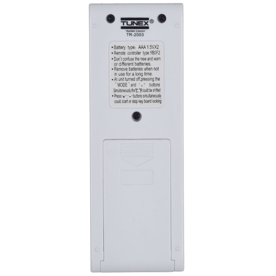 TUNEX Gree Yb1fa - Artiko Klima Kumandası TR-2003