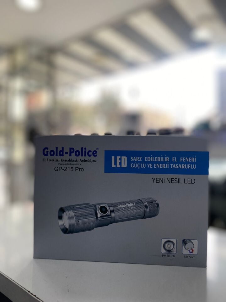 Gold Police El feneri Mıknatıslı