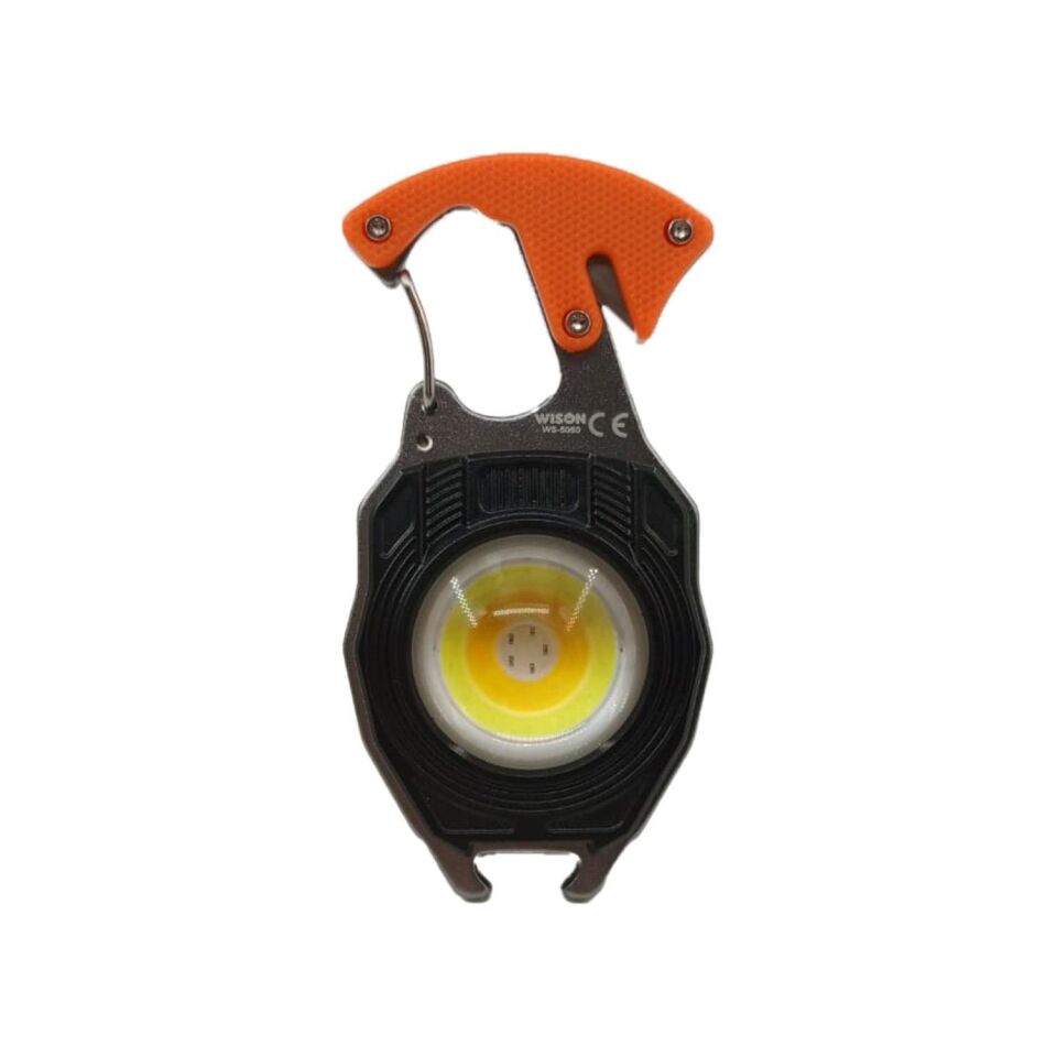 WISON WS-5050 Çok Fonksiyonlu Şarjlı Anahtarlıklı Fener
